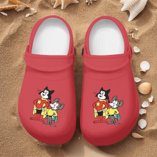 Discover Courageous Cat with Minute Mouse Nurse Clogs