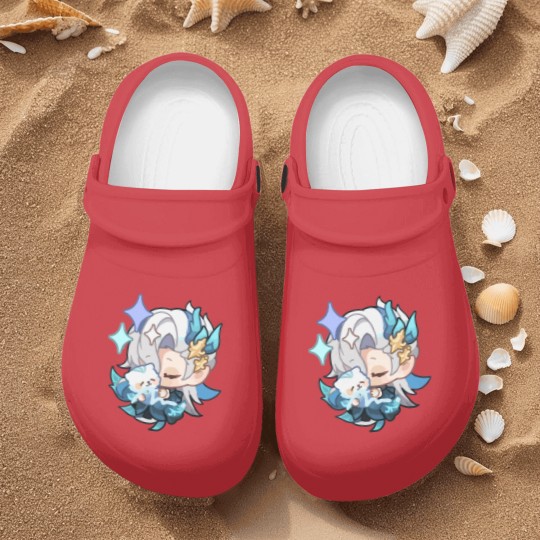 Discover Neuvillette Genshin Impact Canvas Print Nurse Clogs