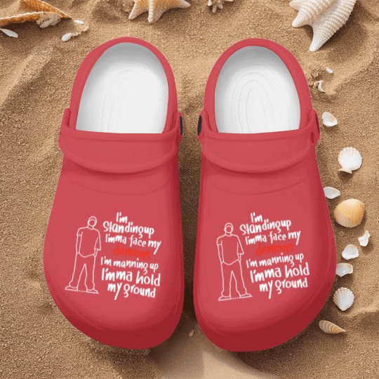 Discover I’m not afraid  - Eminem Lyrics Premium Nurse Clogs