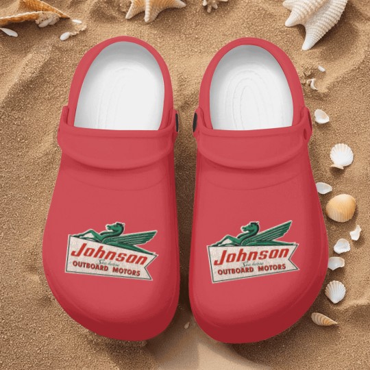 Discover JOHNSON VINTAGE OUTBOARD MOTORS USA Nurse Clogs