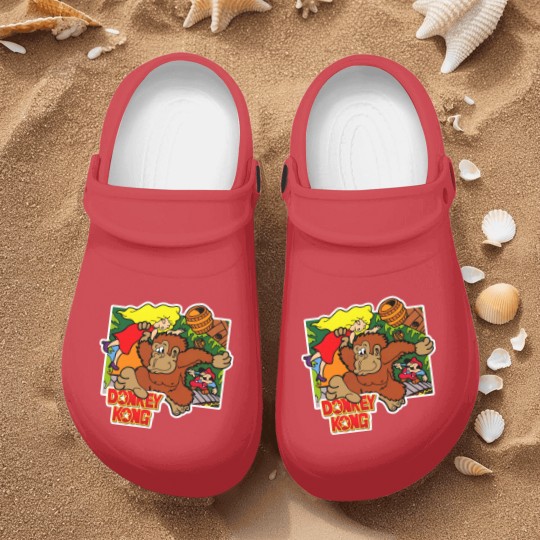Discover Donkey Kong Arcade Game Nurse Clogs, Donkey Kong Party Nurse Clogs