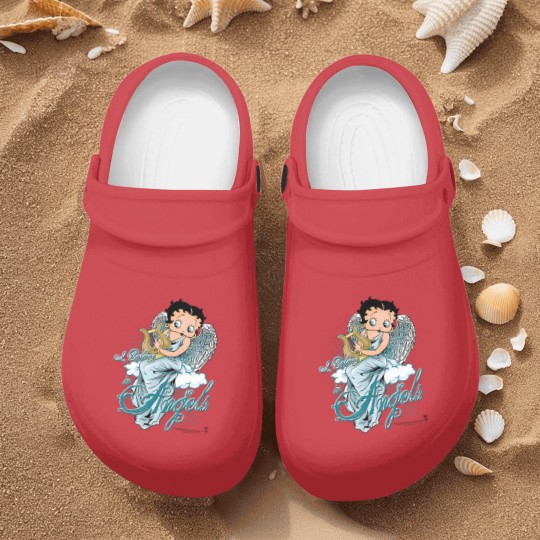 Discover Betty Boop I Believe in Angels Nurse Clogs