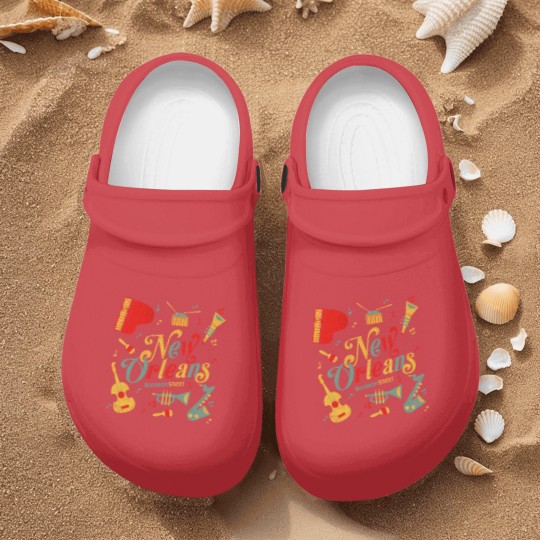 Discover New Orleans Louisiana Music Lovers Nurse Clogs Bourbon Street Nurse Clogs