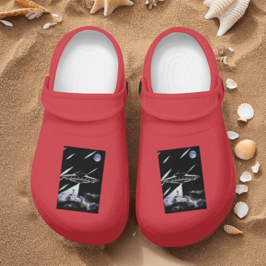 Discover Down Bad Alien Unisex Nurse Clogs