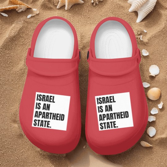 Discover Israel is an Apartheid State Nurse Clogs