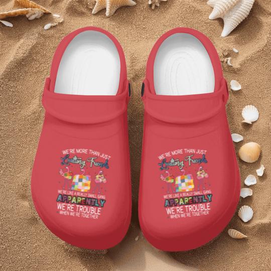 Discover were more than just quilting friends flamingo quilting Nurse Clogs