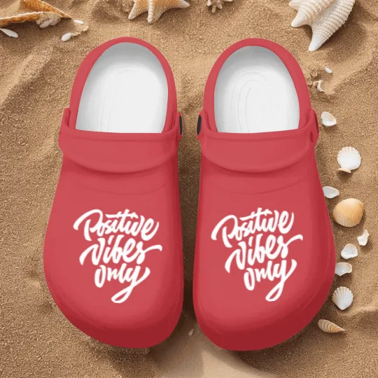 Discover Positive Vibes Only Nurse Clogs