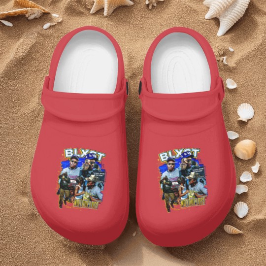 Discover BLXST 90s Vintage Bootleg Style Rap Nurse Clogs