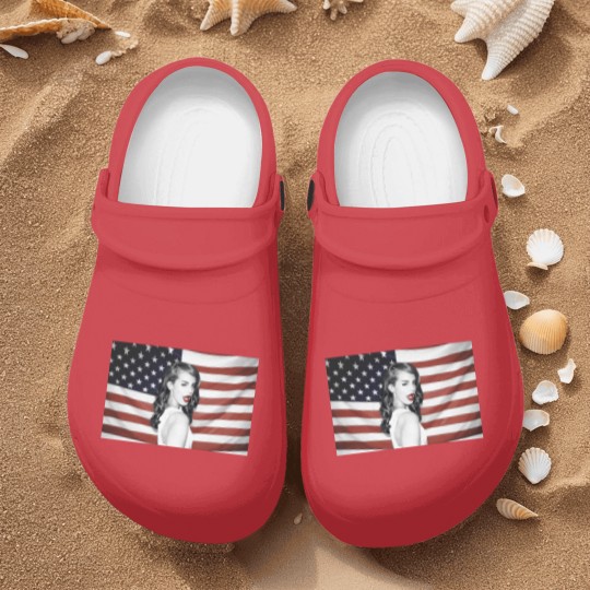 Discover Lana Del Rey American Flag Hipster Dope Mens Nurse Clogs