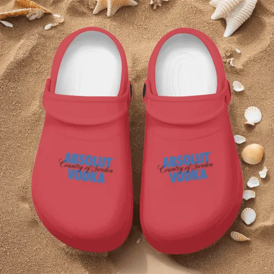 Discover Absolut Vodka Logo Nurse Clogs