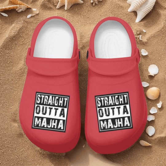 Discover Straight Outta Majha Nurse Clogs