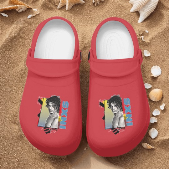 Discover Retro 80s Styled INXS Nurse Clogs