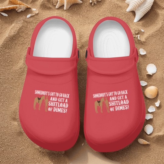 Discover Shitload Of Dimes - Blazing Saddles Quote Nurse Clogs