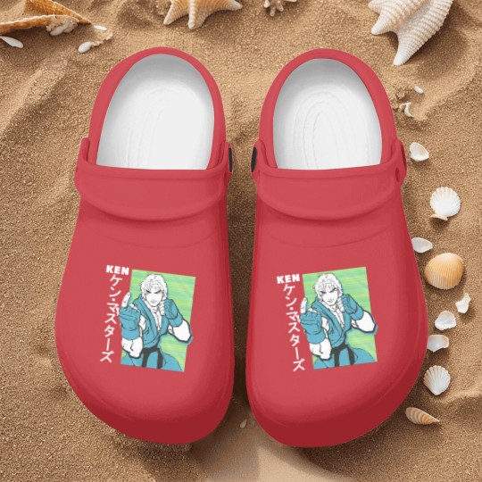 Discover Street Fighter Ken Nurse Clogs