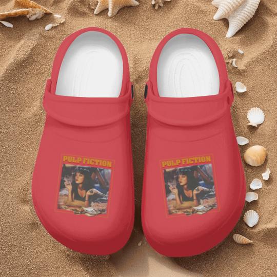 Discover Pulp Fiction Nurse Clogs, Vintage Quentin Tarantino Pulp Fiction Nurse Clogs