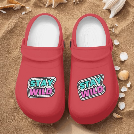 Discover Stay Wild Stay Wild Nurse Clogs