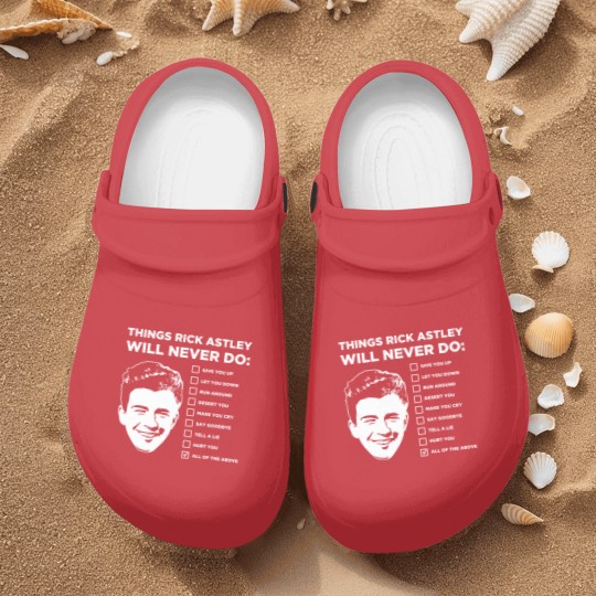 Discover Things Rick Astley Will Never Do Nurse Clogs