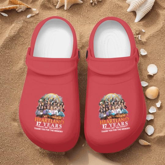 Discover Heartland 17th Anniversary Nurse Clogs, Heartland Thank For Memories Nurse Clogs, Classic Movie Nurse Clogs