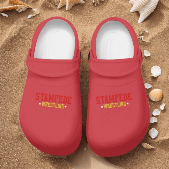 Discover STAMPEDE Wrestling Premium Nurse Clogs
