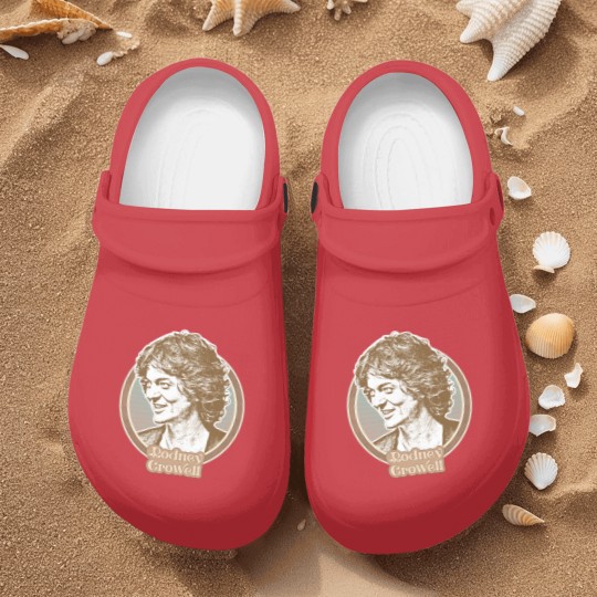 Discover Rodney Crowell //// Retro Fan Art Design - Rodney Crowell - Nurse Clogs