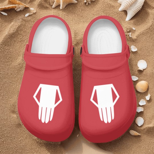 Discover bakugou katsuki skull superhero Nurse Clogs