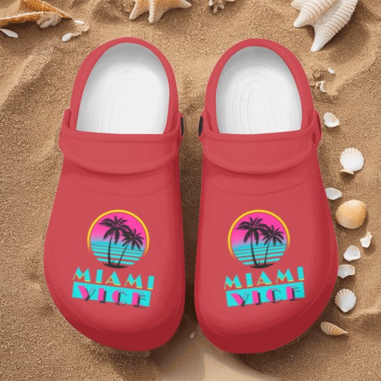 Discover Miami Vice Nurse Clogs