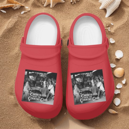 Discover Chemtrails Over the Country Club Werewolf Eyes Cover Long Nurse Clogs