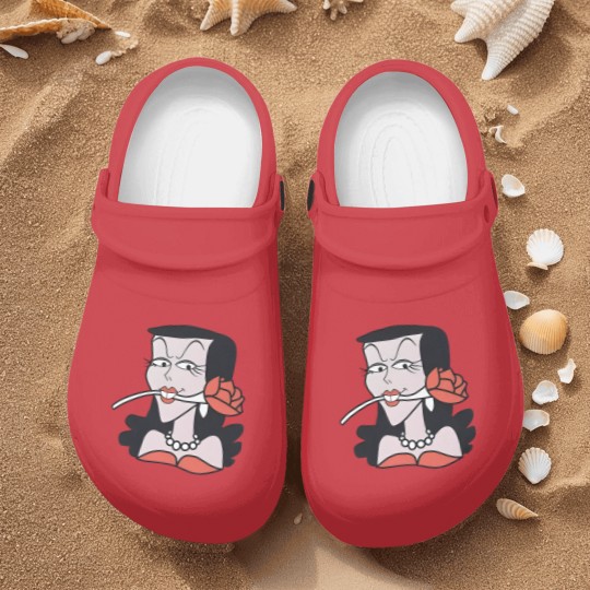 Discover Kurt Cobain Natasha Fatale Vintage Nurse Clogs
