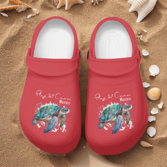 Discover playa del carmen mexico sea turtle playa souvenir t Nurse Clogs
