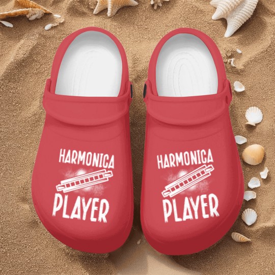 Discover Harmonica Player Design For French Harp Musician Harmonicist Nurse Clogs