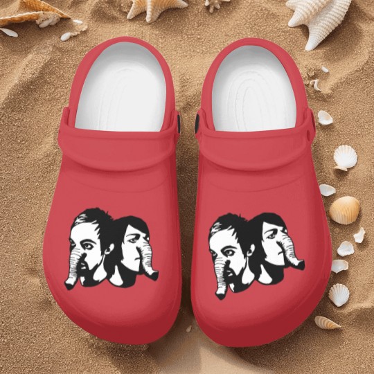 Discover Death From Above 1979 - Heads Up Elelphant Heads Fitted Nurse Clogs