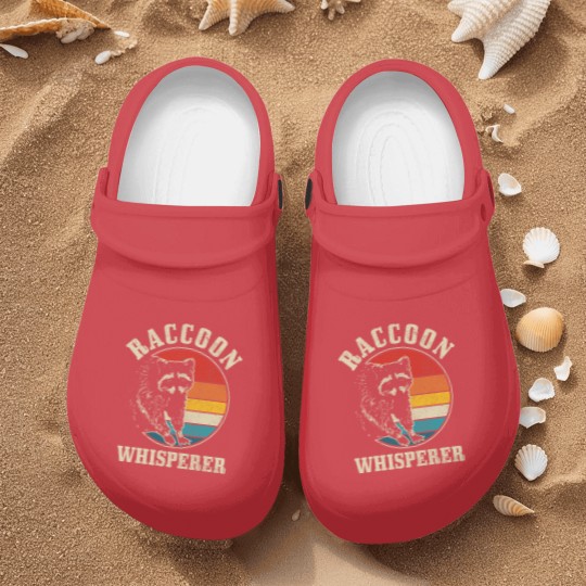 Discover Cats Raccoon Whisperer Vintage Retro Racoon Street Cat Nurse Clogs
