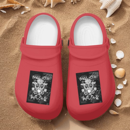 Discover Will Wood and The Tapeworms Artwork Design Nurse Clogs