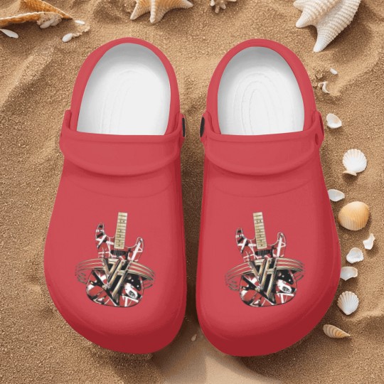 Discover red van guitar halen Nurse Clogs