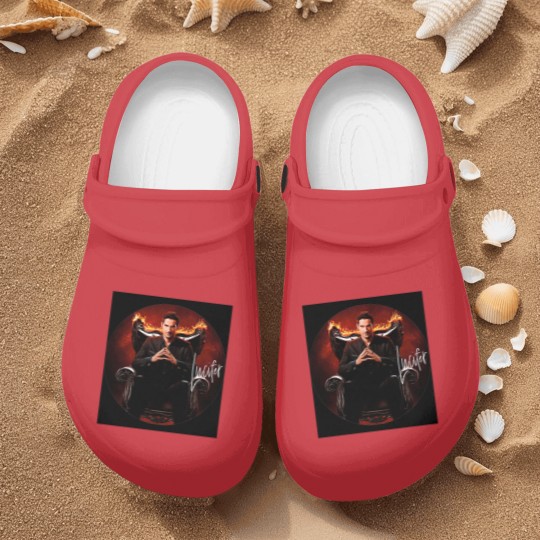Discover Lucifer circle script photographic print Nurse Clogs