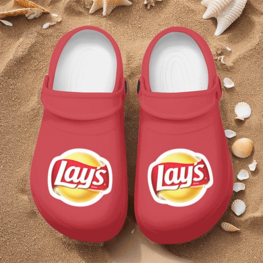Discover Lays Logo Nurse Clogs