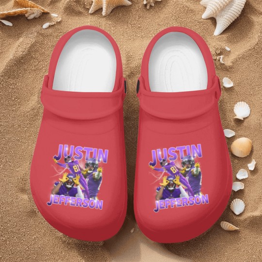 Discover Justin Jefferson Nurse Clogs, Justin Jefferson Nurse Clogs, Justin Jefferson Merch,Justin Jefferson Nurse Clogs