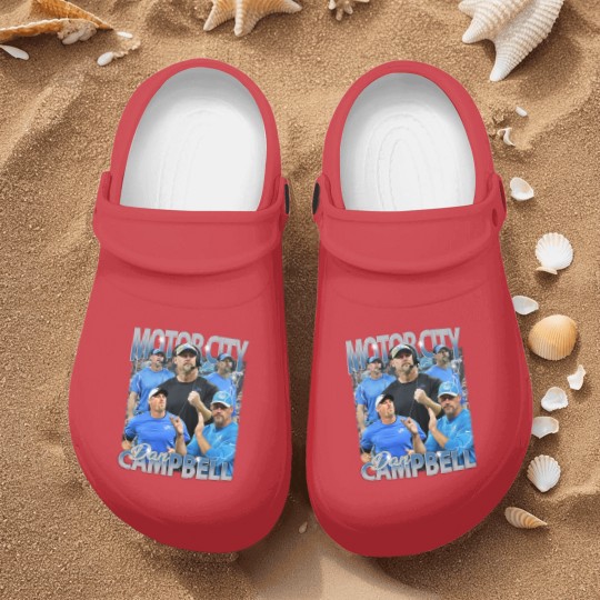 Discover Vintage 90s Graphic Style Motorcity Dan Nurse Clogs, Dan Campbell Nurse Clogs, Vintage Oversized Sport Nurse Clogs