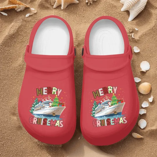 Discover Merry Cruisemas Nurse Clogs, Christmas Cruise Crew Nurse Clogs