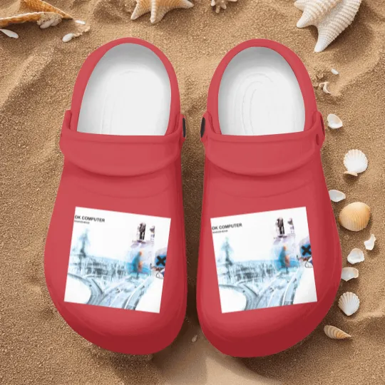 Discover Radiohead Ok Computer Band Nurse Clogs, Music Lovers Nurse Clogs