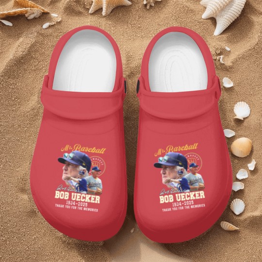 Discover Bob Uecker Baseball 1934-2025 Thank You T- Nurse Clogs