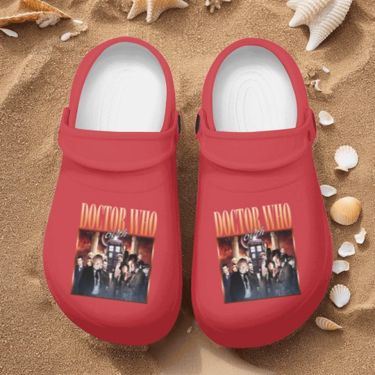 Discover Doctor Who 60th Anniversary 1963 ? 2023 Signature Thank You Nurse Clogs, Trendy Nurse Clogs