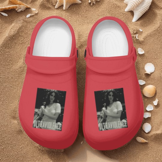 Discover Lana Del Rey Ultraviolence Nurse Clogs, Vintage Fan