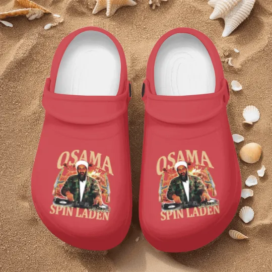 Discover Osama Spin Laden 90s style vintage raptee Nurse Clogs