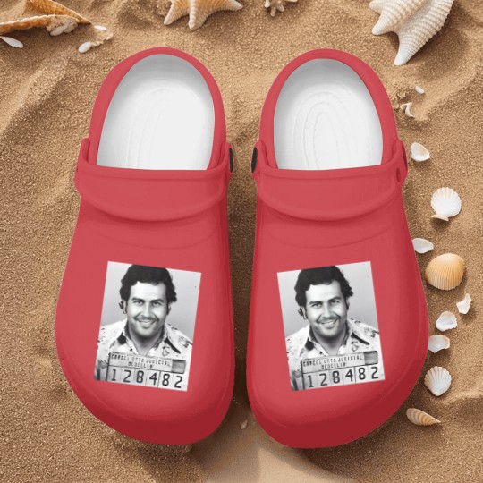 Discover Pablo Escobar Mugshot Premium Nurse Clogs