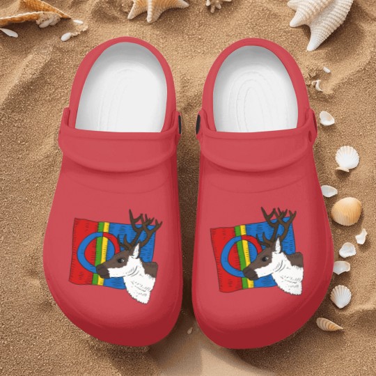 Discover sami flag and reindeer. Sámi people. Nurse Clogs