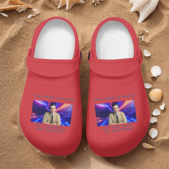 Discover Mr. Rogers Short-Sleeve Unisex Nurse Clogs