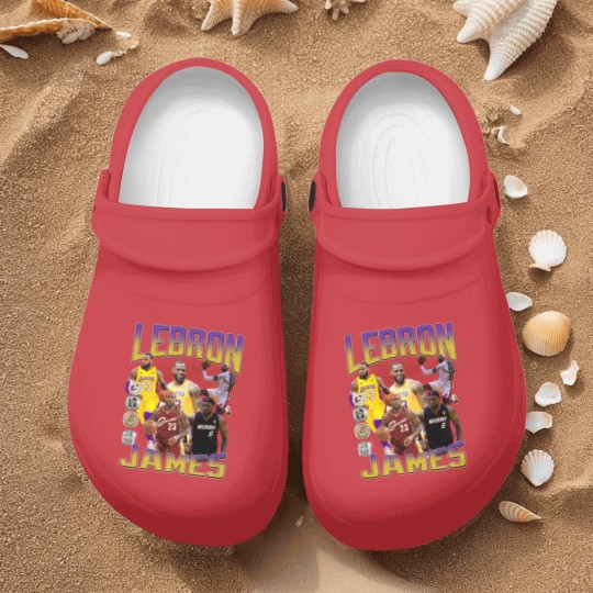 Discover Basketball Legend LeBron James Nurse Clogs