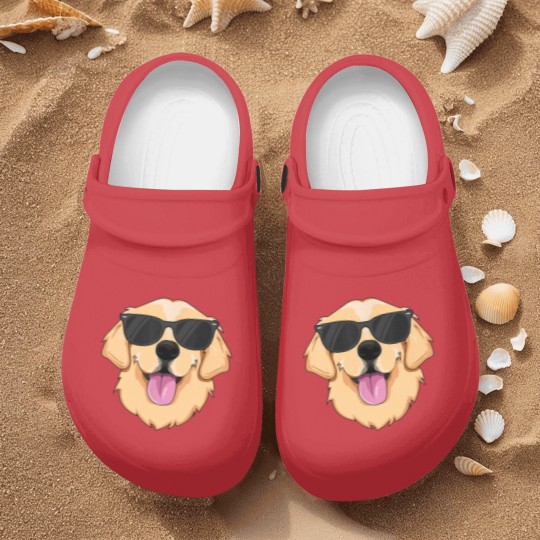 Discover Golden Retriever for Boys Girls Sunglasses Nurse Clogs Nurse Clogs