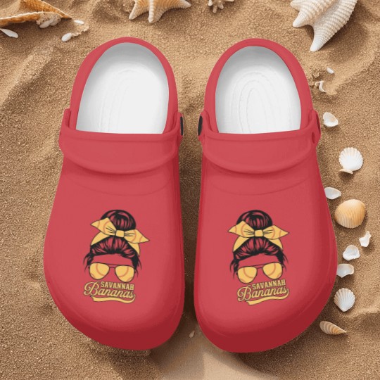 Discover Savannah Bananas Baseball, BANANAS BASEBALL Nurse Clogs